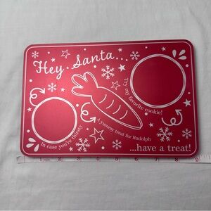 Christmas Santa Cookie Tray – Festive Red Holiday Treat Plate 🎅🍪🦌✨